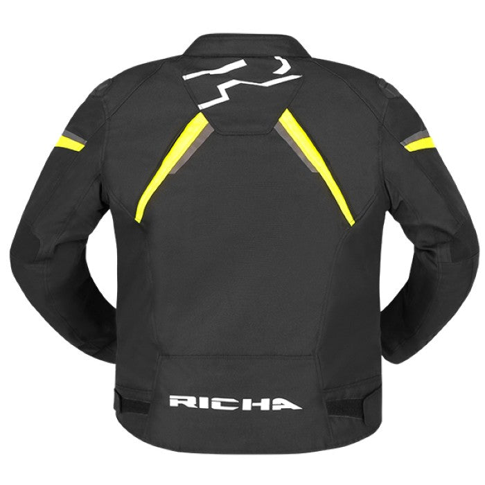 Richa Gotham 3 WP Waterproof Jacket Black Fluo