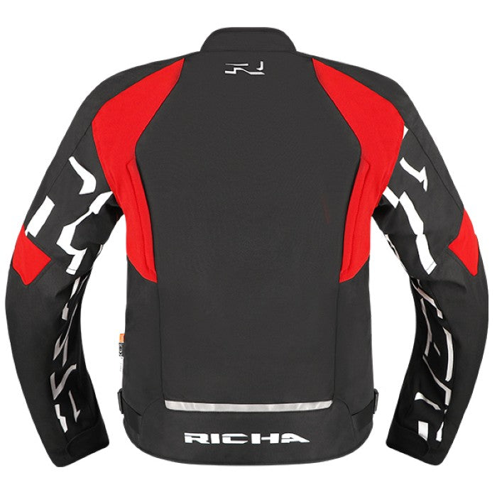 Richa Stradale Tex WP Waterproof Jacket Black White Red
