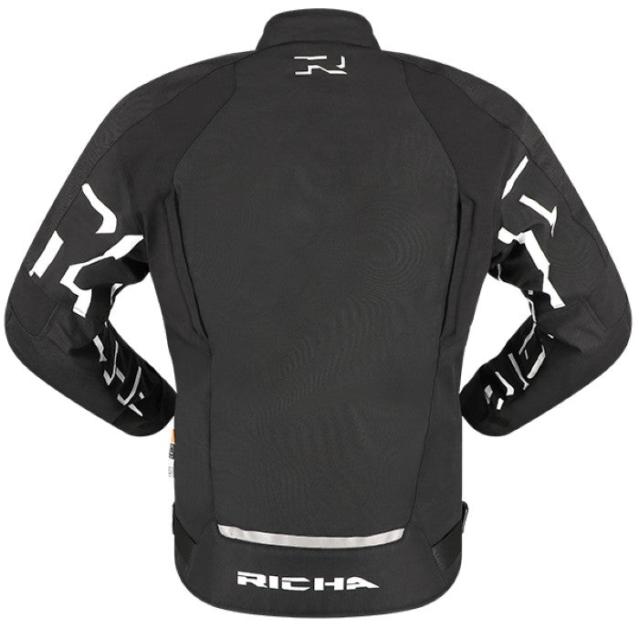 Richa Stradale Tex WP Waterproof Jacket Black White