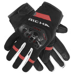 Richa Stradale Summer Gloves Black White Red