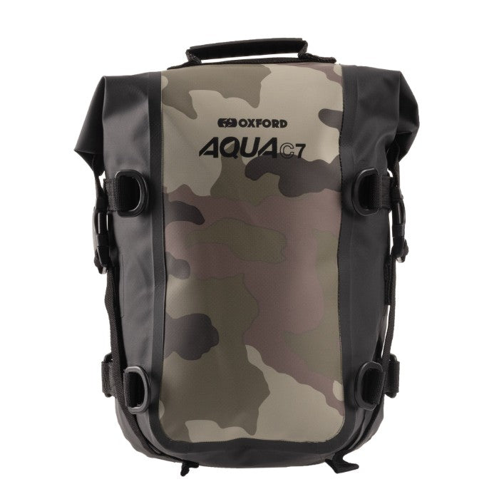 Oxford Aqua Waterproof C7 Crash Bar Bag - Camouflage