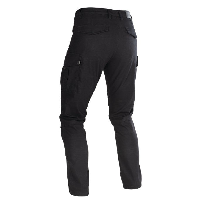 Oxford OA AA Cargo Mens Black Motorcycle Jeans Short Leg