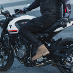Oxford OA AA Cargo Mens Black Motorcycle Jeans Short Leg