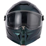 Vcan H276 Gradient Green/Blue Helmet