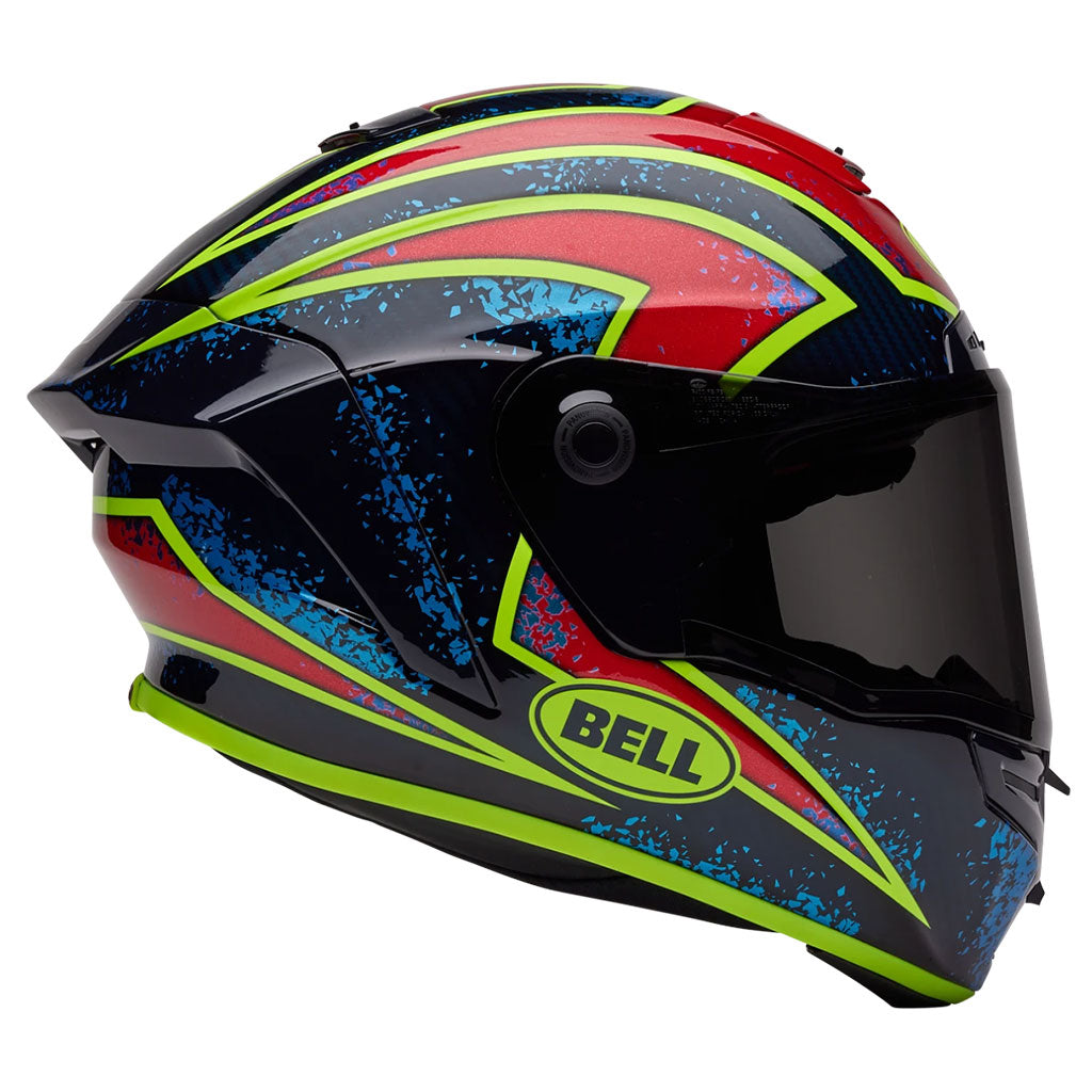 Bell Race Star DLX Flex Xenon Retina Blue Red