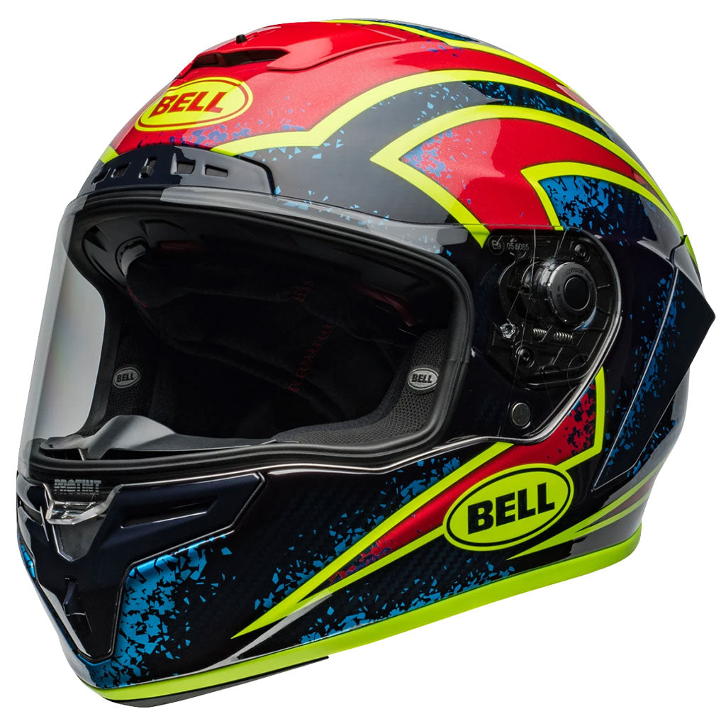 Bell Race Star DLX Flex Xenon Retina Blue Red