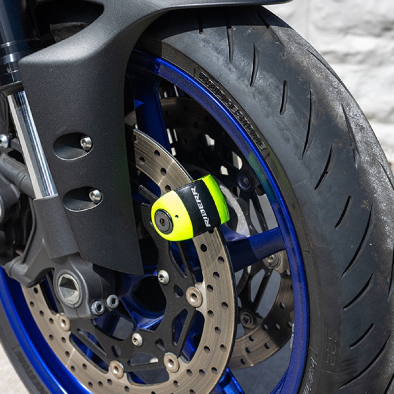 RiderR RS6 Alarm Disc Lock Fluo Green