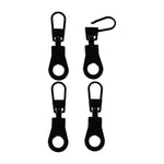 RiderR Replacement Zip Pullers (4 Pack) Black