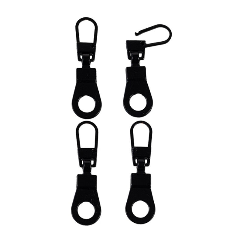 RiderR Replacement Zip Pullers (4 Pack) Black