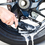 RiderR Motorcycle Wheel Brush Grey