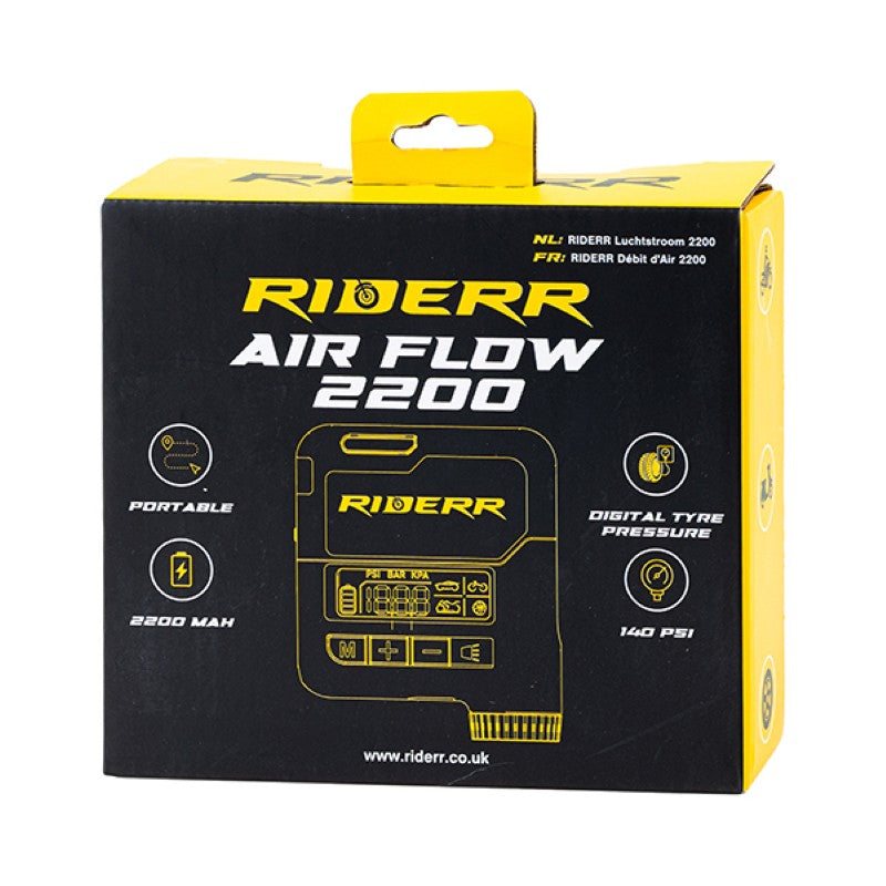 RiderR Air Flow 2200 Black Inflator