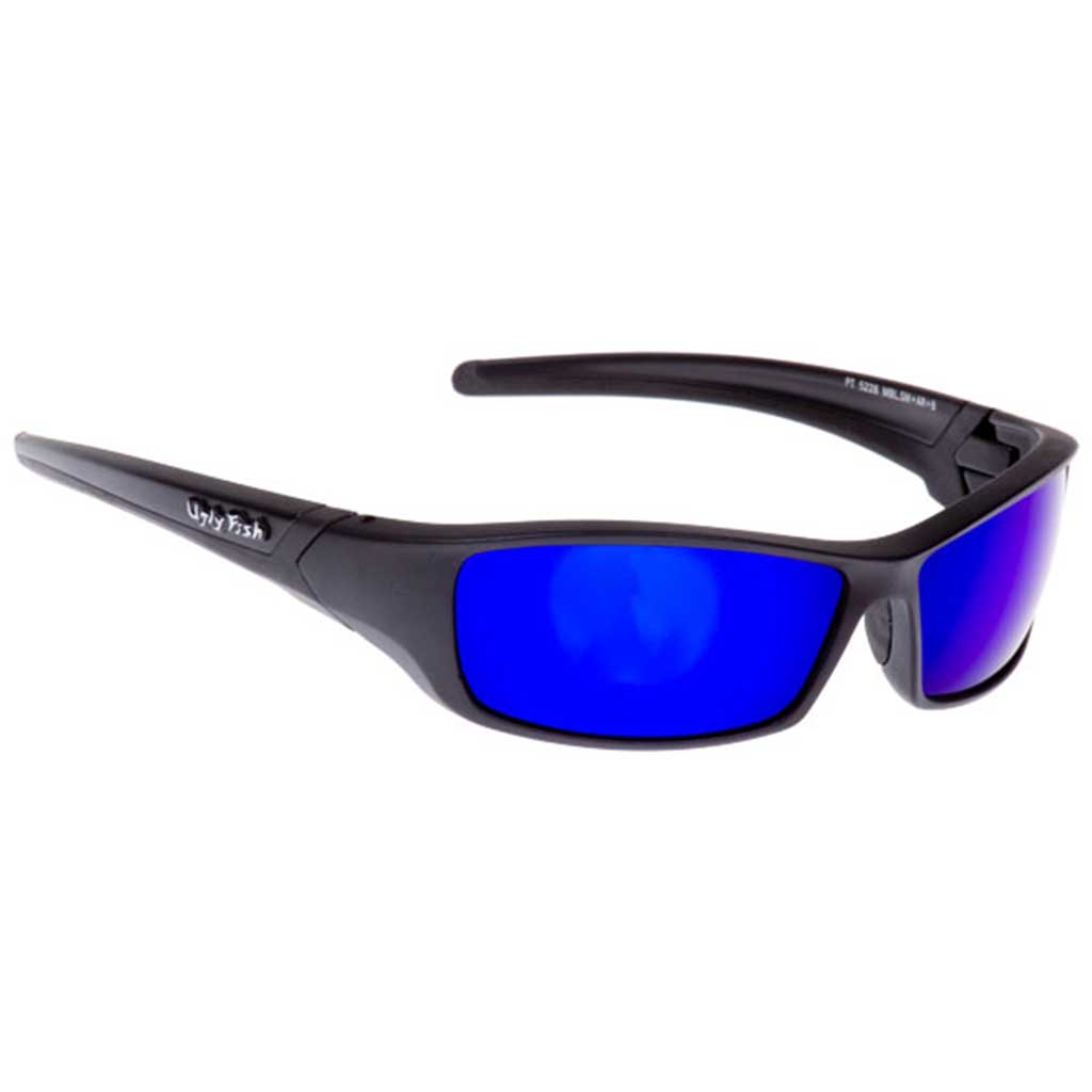 Ugly Fish RS5228 Matt Black Blue Revo Sunglasses