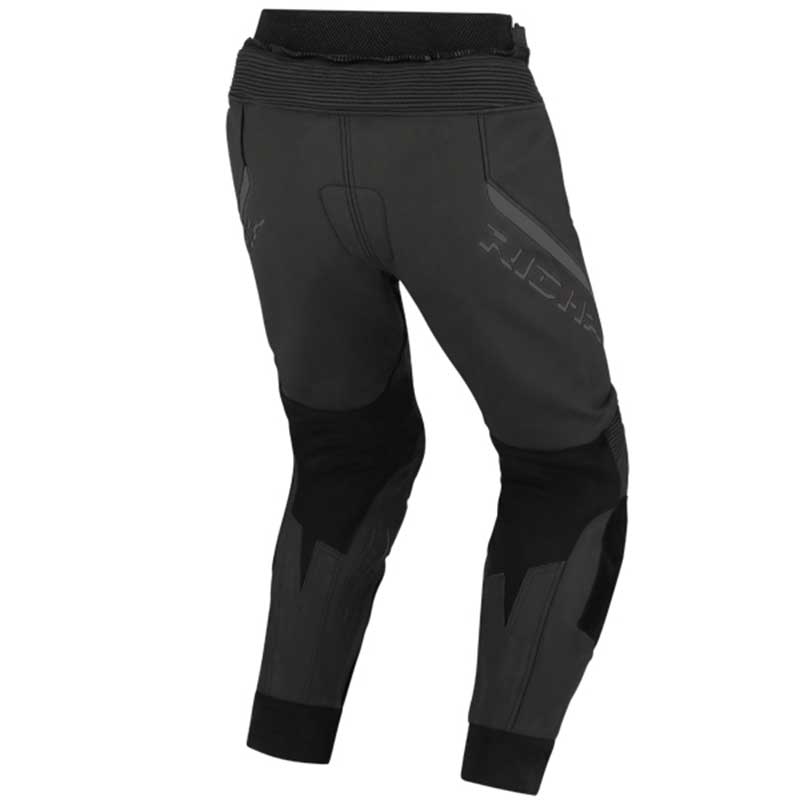 Richa Stradale Leather Trousers Black Short