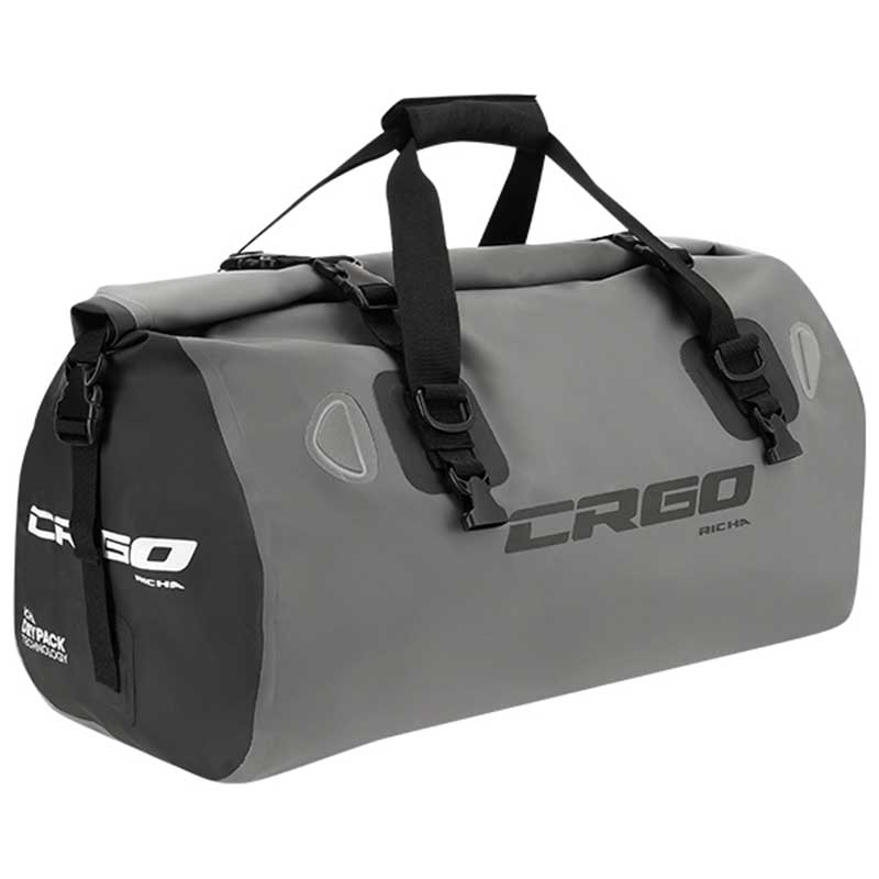 CRGO By Richa Major Grey 40L Duffel Roll Top Waterproof Bag
