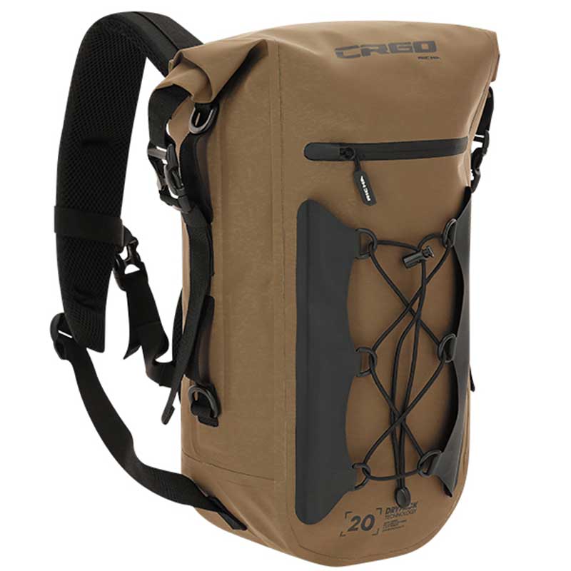 CRGO By Richa Niagara Brown 20L Roll Top Waterproof Backpack