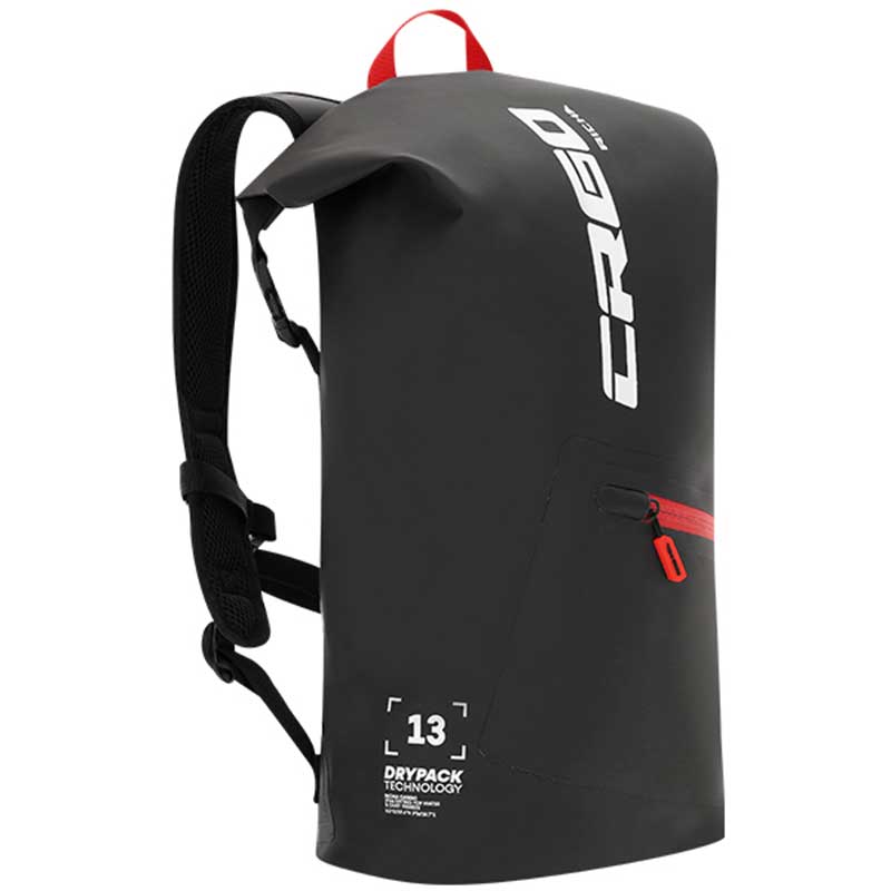 CRGO By Richa Saigon Black 13L Roll Top Waterproof Backpack