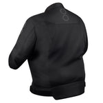 Bering Alias King Size Black Mesh Plus Size Jacket