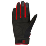 Bering Breeze Black Red Mesh Summer Gloves