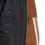 Segura Orion Waterproof Leather Jacket Camel White