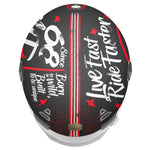 MT Jarama SV Art B5 Matt Black Red