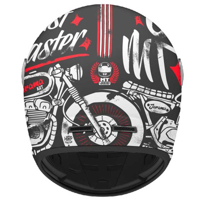 MT Jarama SV Art B5 Matt Black Red