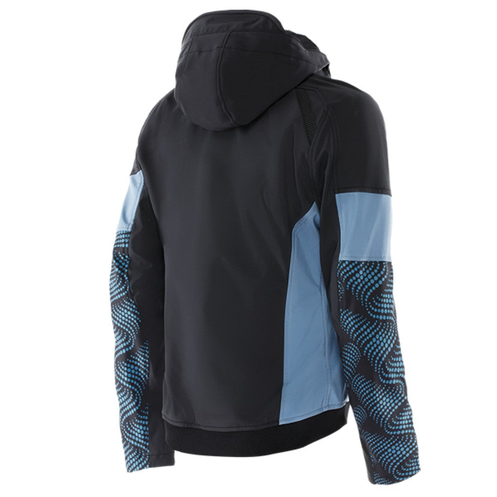 Dainese Ignite 2 Hoodie Jacket Women Black Blue Mirage