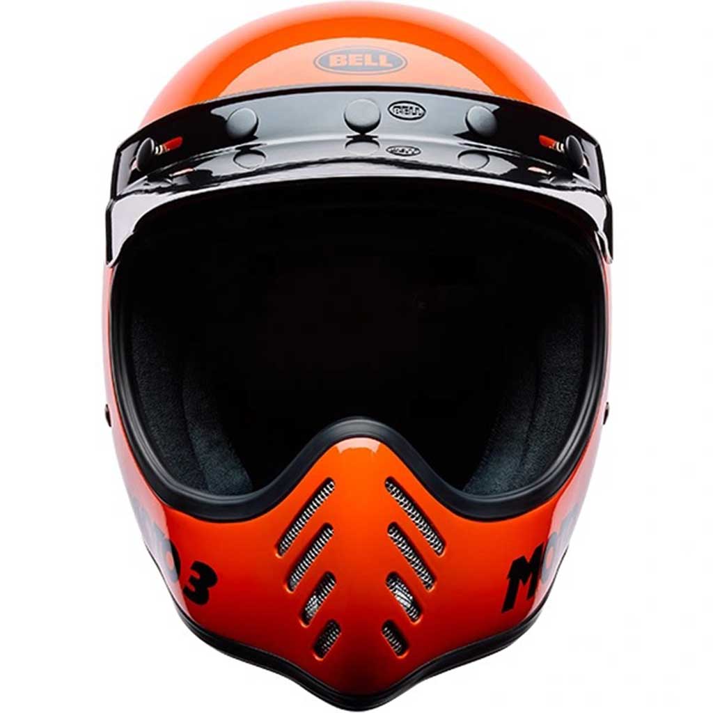 Bell Moto-3 Classic Gloss Orange