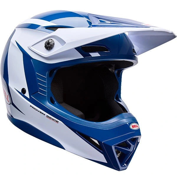 Bell MX-10 MIPS Talon Blue White