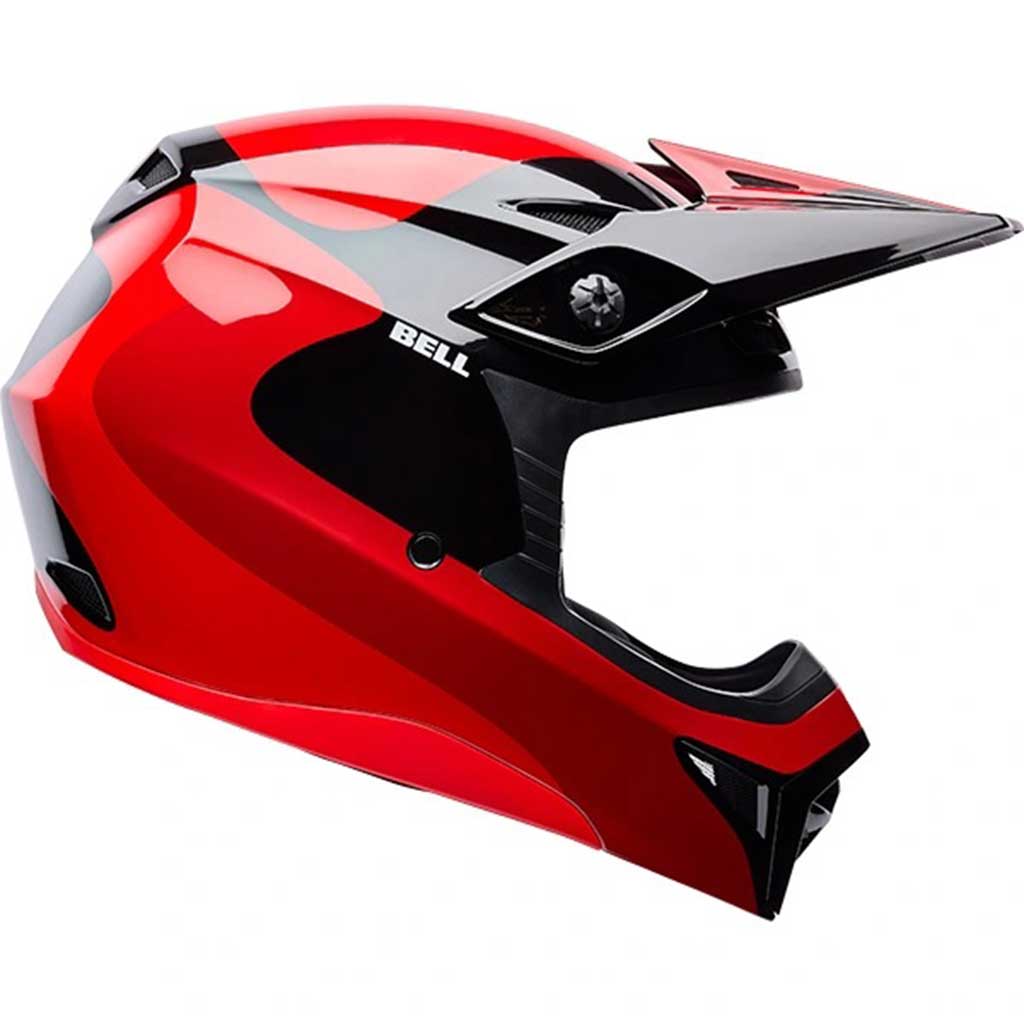 Bell MX-10 MIPS Wave Red Black