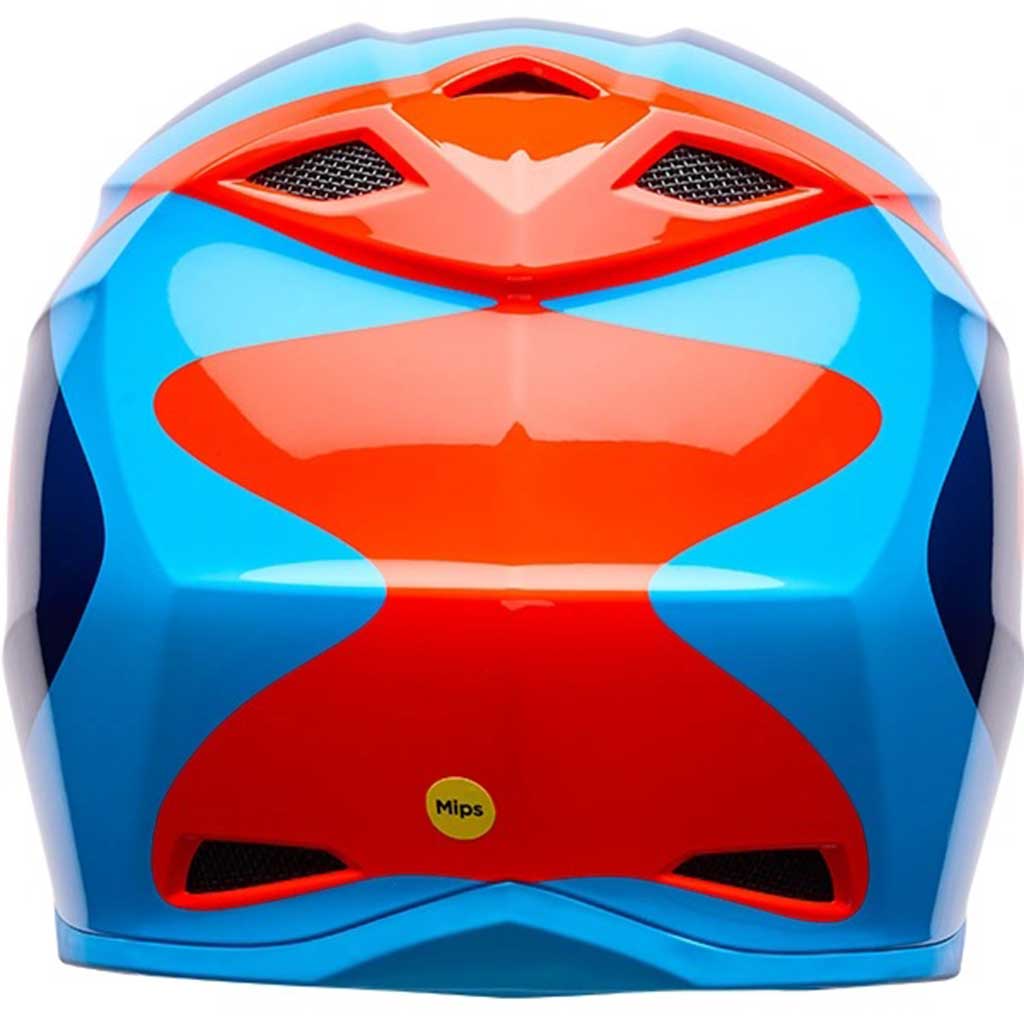 Bell MX-10 MIPS Wave Orange Blue