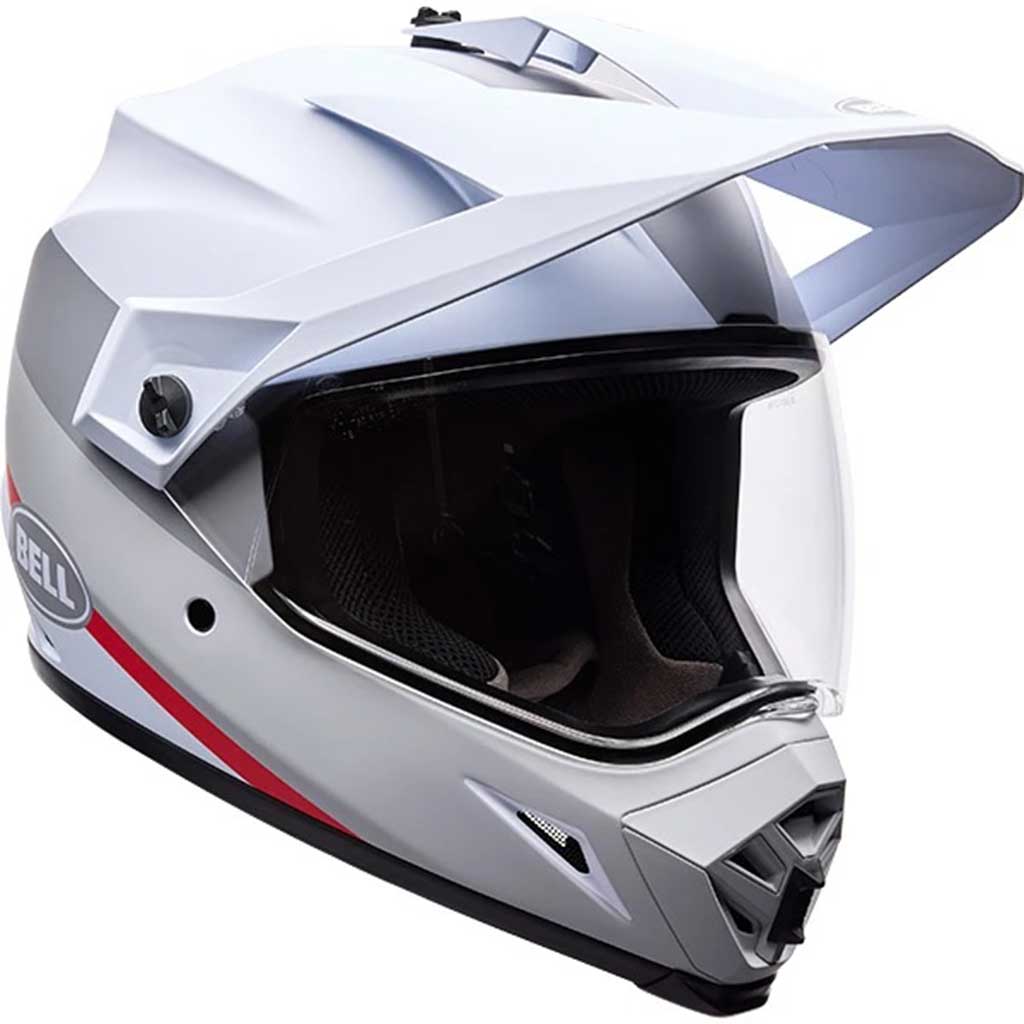 Bell MX-9 Adventure MIPS Trail White Red