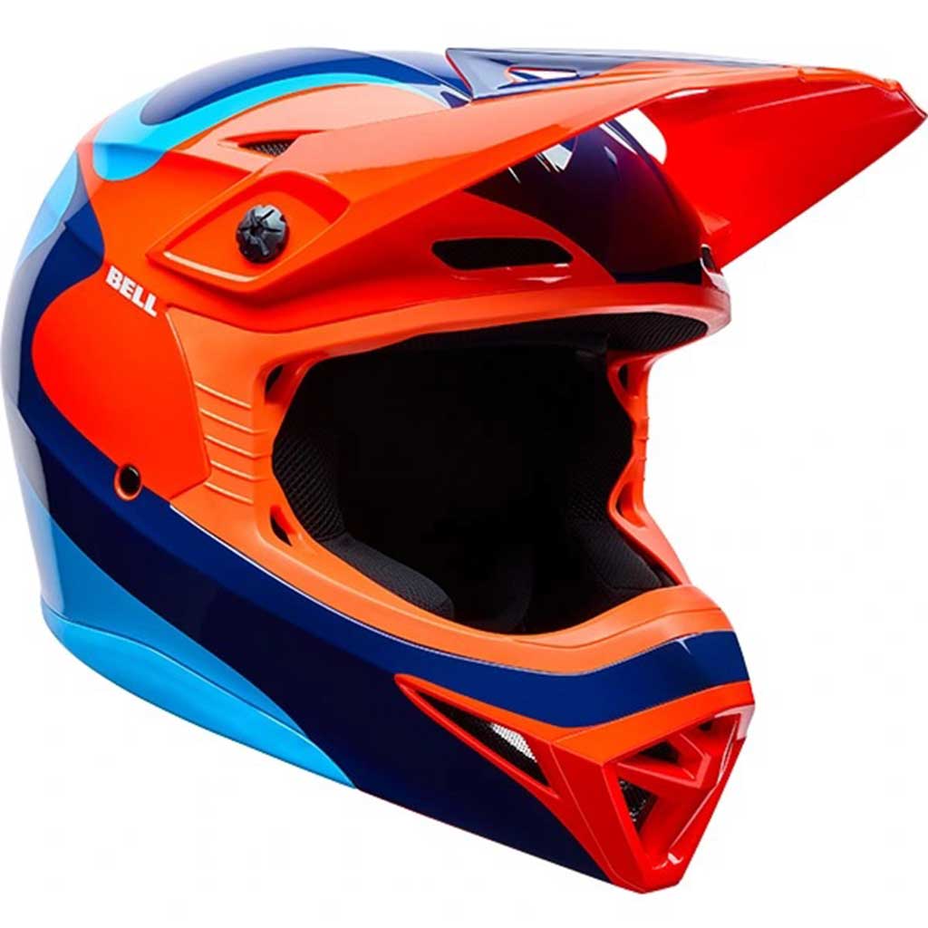 Bell Youth MX-10 MIPS Wave Orange Blue