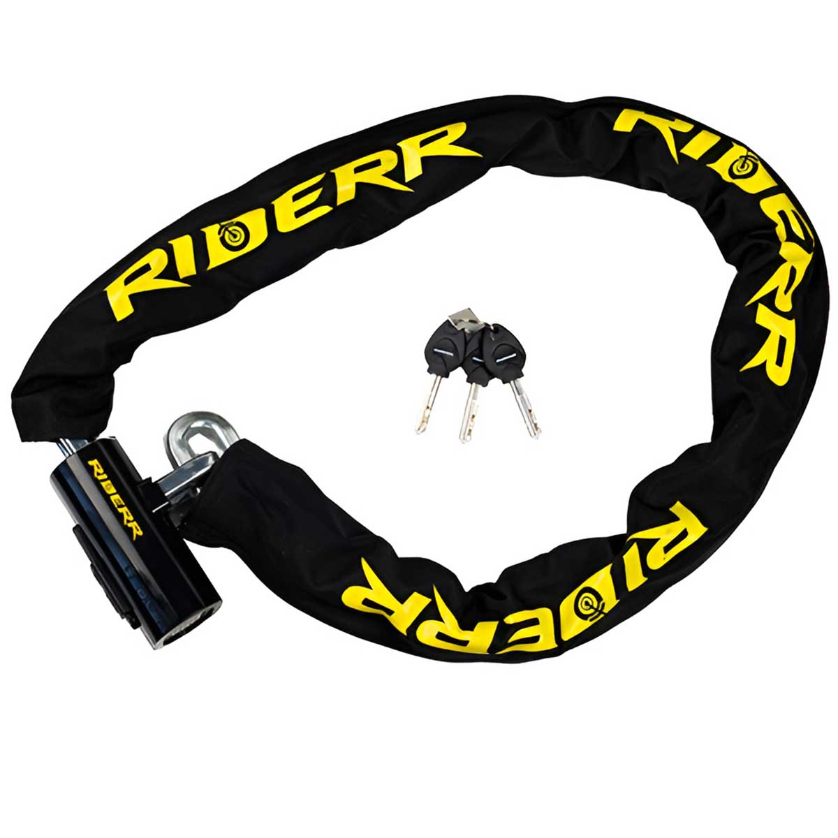 RiderR Linkcore 12 Alarm Chain Lock Black