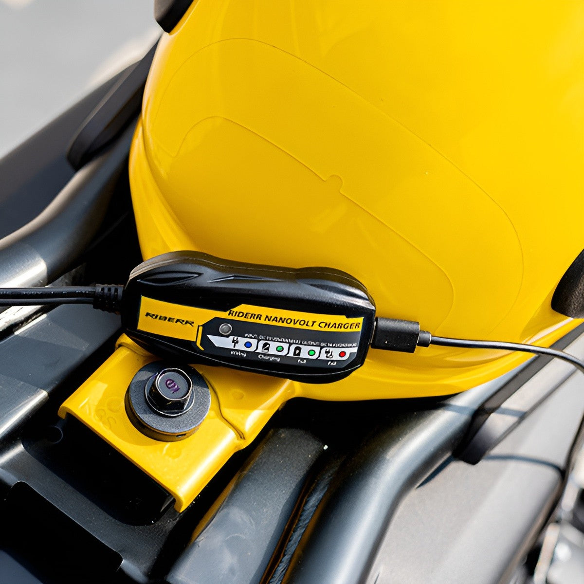 RiderR Nanovolt Charger - Boost Your Bike From Your Phone