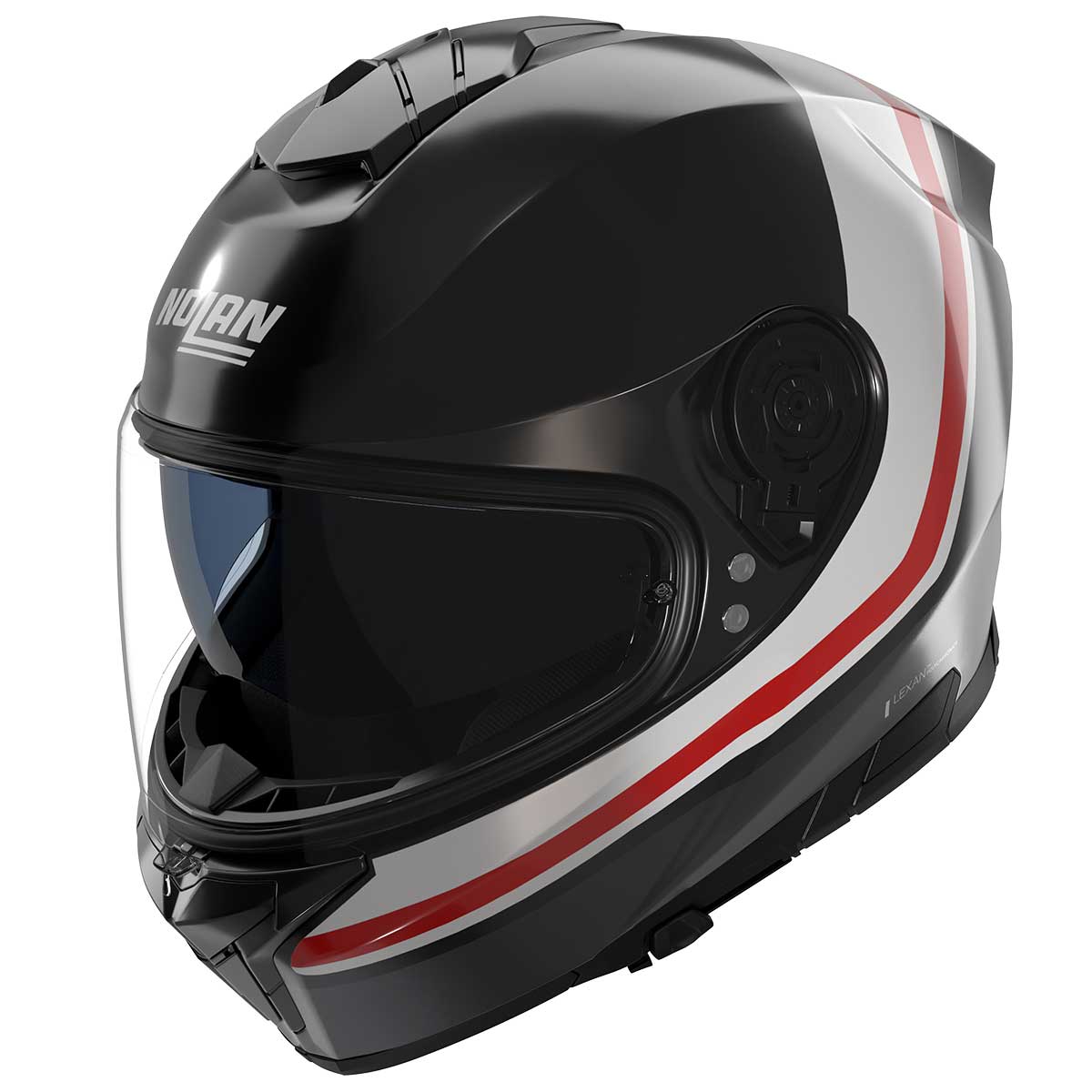 Nolan N80-8 Incline 353 Black White Red Grey