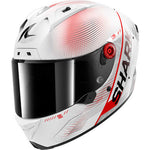 Shark Aeron Speed-Tech DWR Carbon White Red