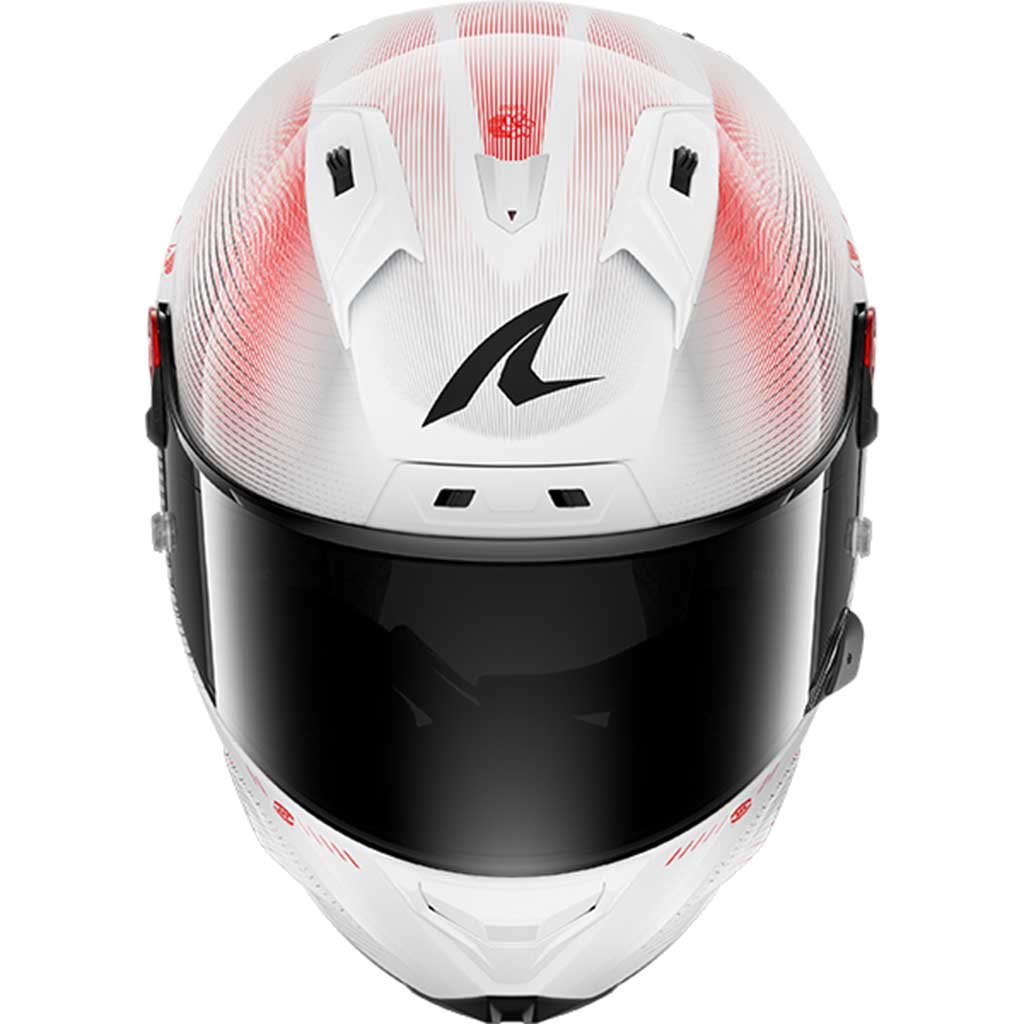 Shark Aeron Speed-Tech DWR Carbon White Red