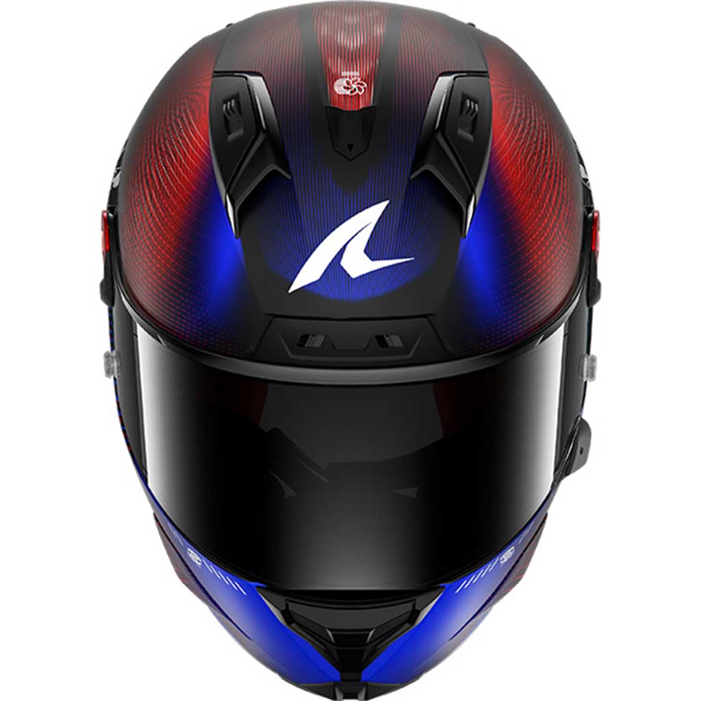 Shark Aeron Speed-Tech Matt DBR Carbon Blue Red