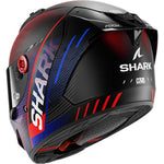 Shark Aeron Speed-Tech Matt DBR Carbon Blue Red