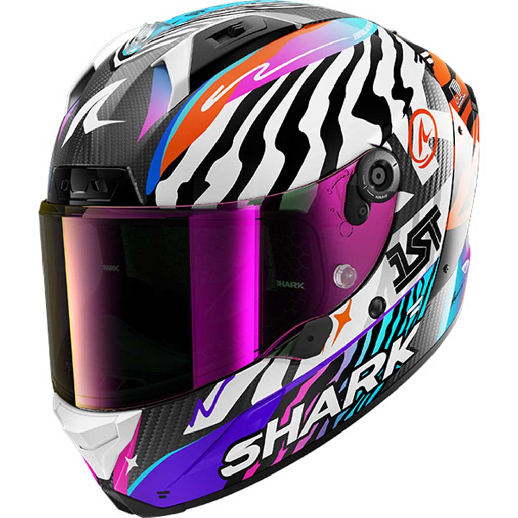 Shark Aeron Speed-Fancy DWO Carbon White Orange