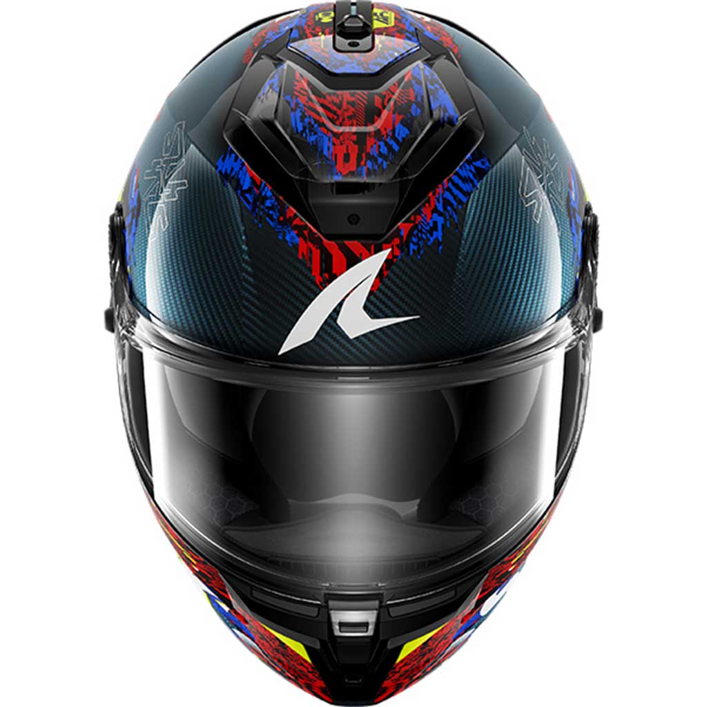 Shark Spartan GT Pro Carbon Speed-VIB DBR Carbon Blue Red