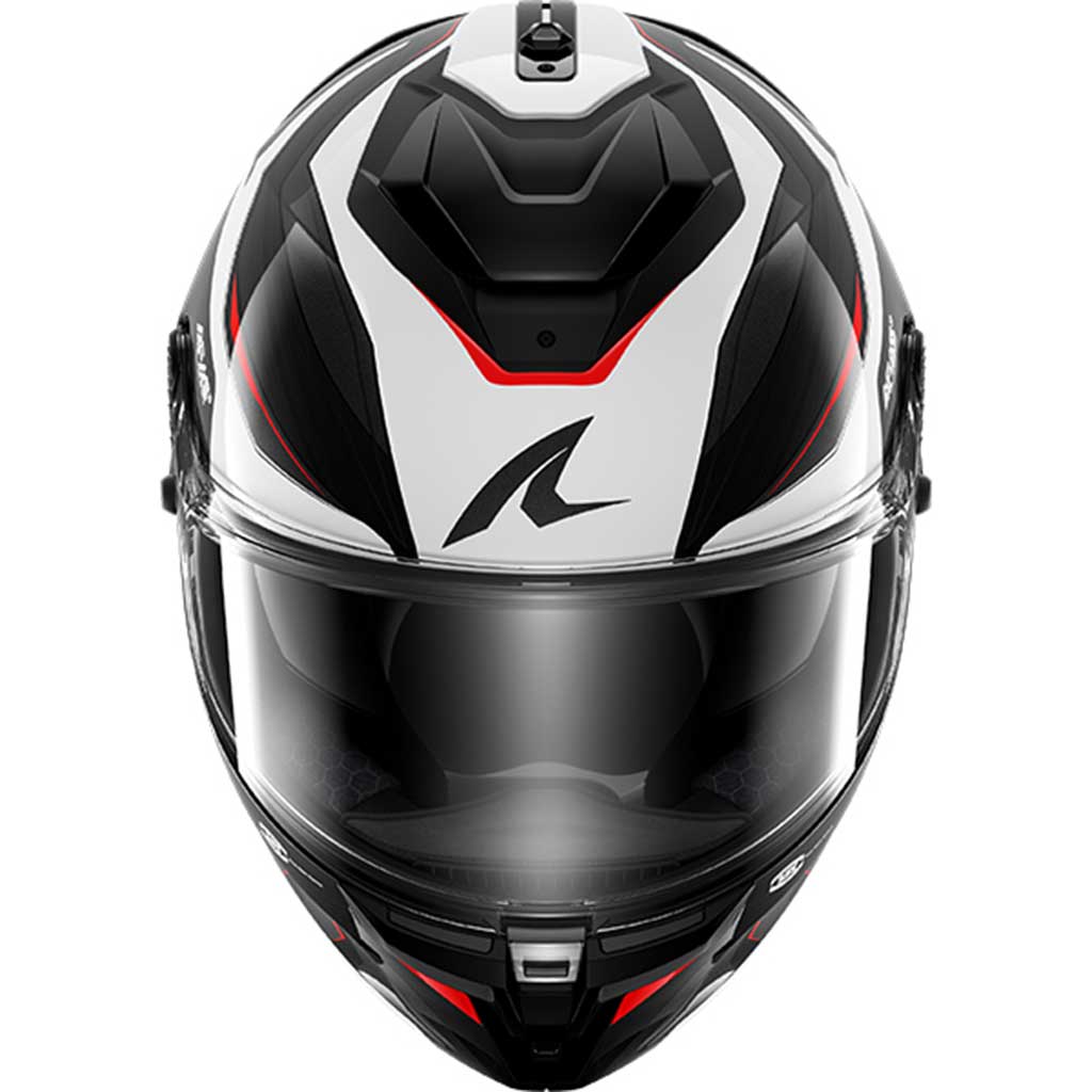 Shark Spartan GT Pro Carbon Mekarium DSR Carbon Silver Red