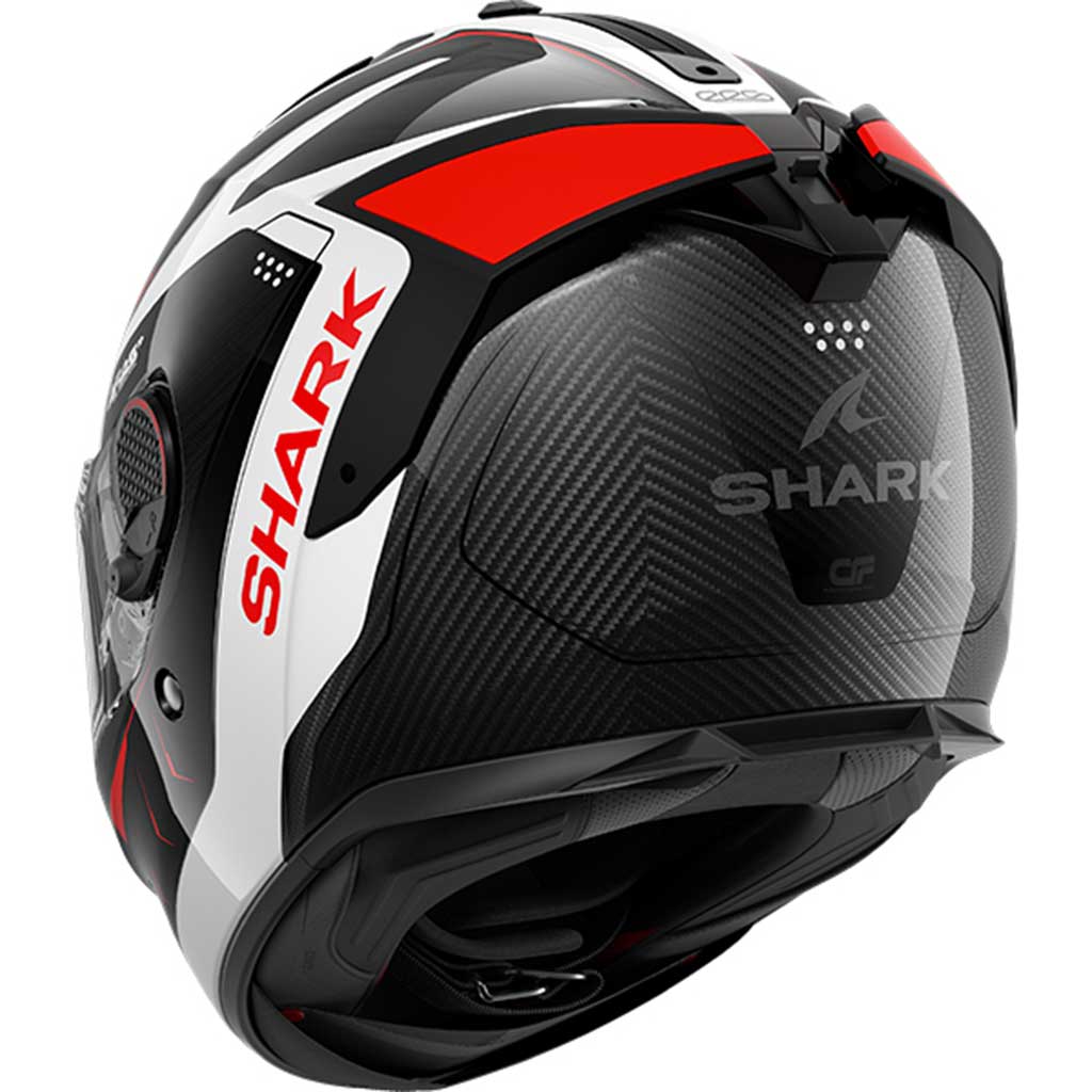 Shark Spartan GT Pro Carbon Mekarium DSR Carbon Silver Red