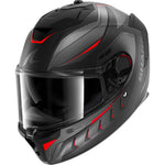 Shark Spartan GT Pro Carbon Mekarium DAR Carbon Anthracite Red