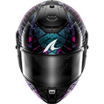 Shark Spartan RS Reptaia KBX Black Teal Violet Pearl