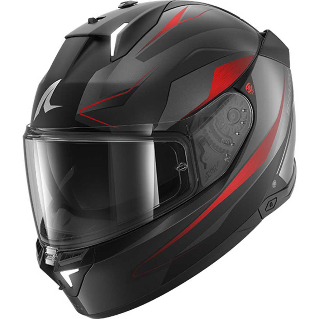 Shark Skwal I3 Mekarium Matt KAR Matt Black Anthracite Red