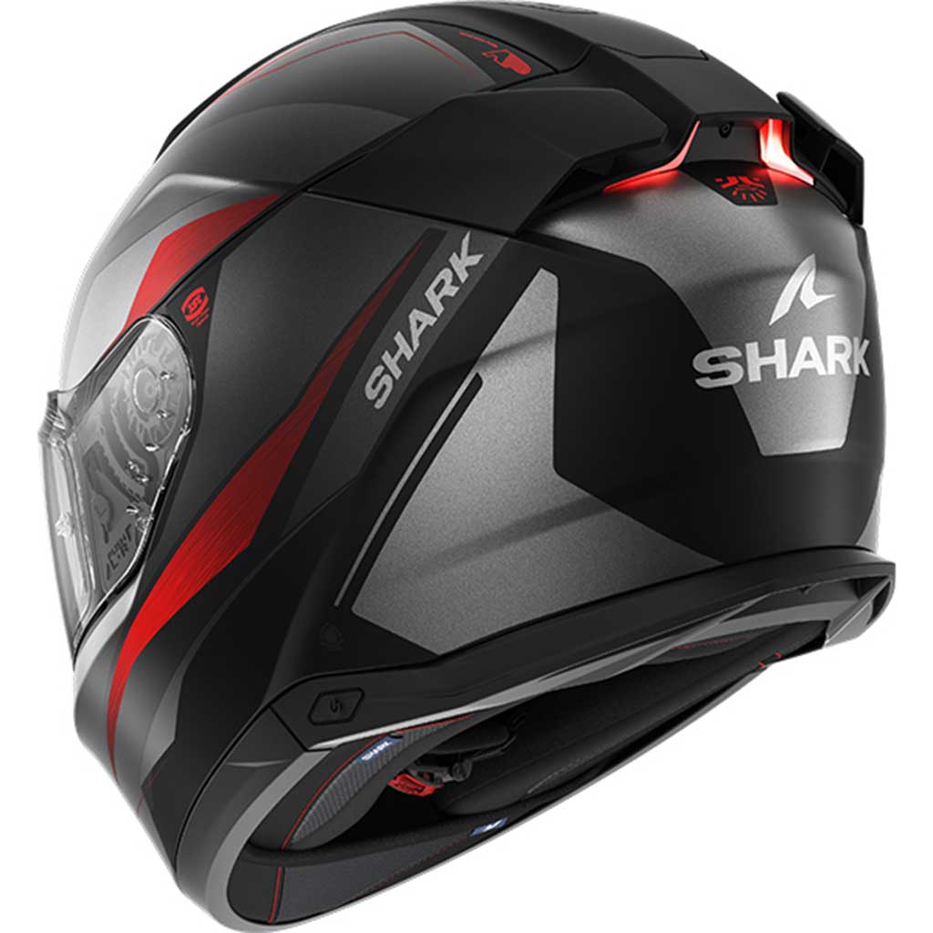 Shark Skwal I3 Mekarium Matt KAR Matt Black Anthracite Red