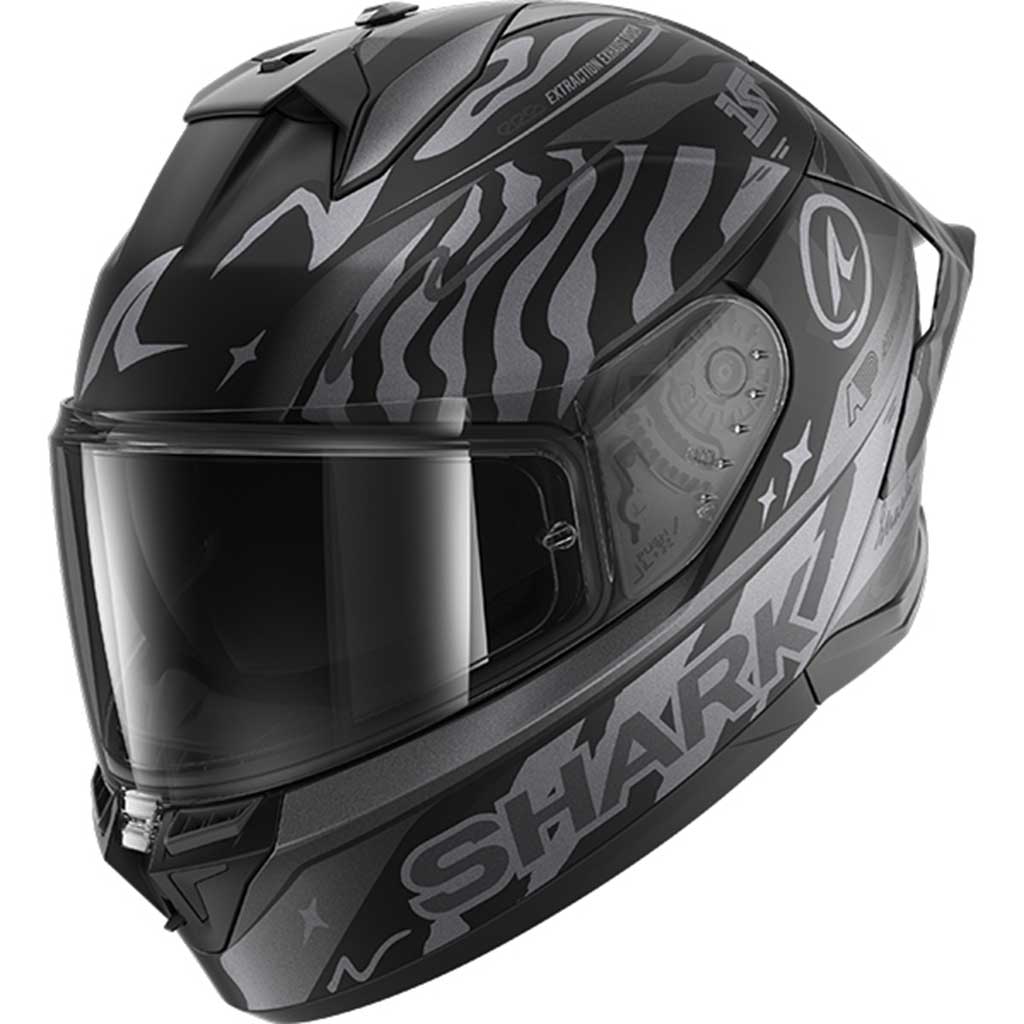 Shark Skwal Cup Speed-Fancy Matt KAS Matt Black Anthracite Silver