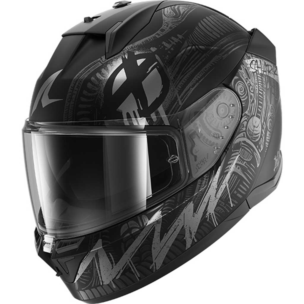 Shark D-Skwal 3 Shiever Matt KAS Matt Black Anthracite Silver