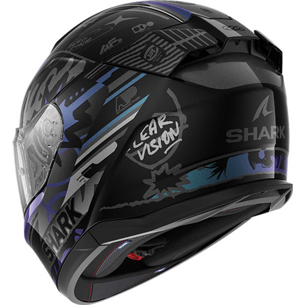 Shark D-Skwal 3 Streetrush KGU Black Green Pearl